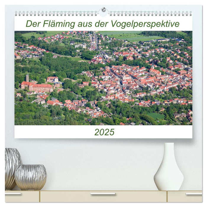 Der Fläming aus der Vogelperspektive (CALVENDO Premium Wandkalender 2025)