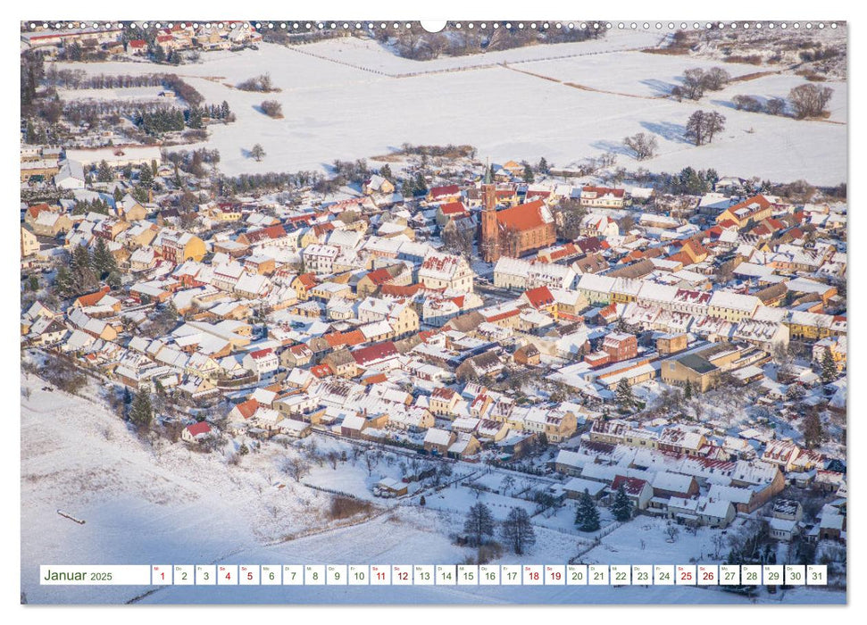 Der Fläming aus der Vogelperspektive (CALVENDO Premium Wandkalender 2025)