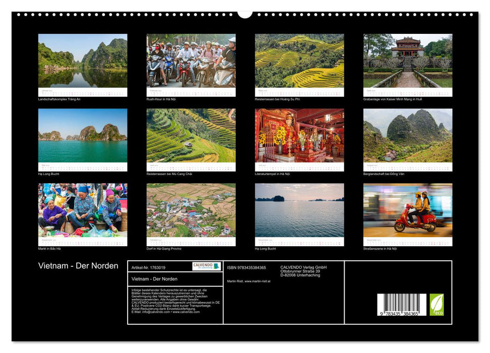 Vietnam - Der Norden (CALVENDO Premium Wandkalender 2025)