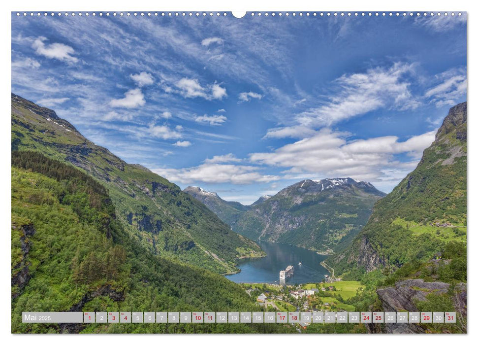 Die Farben Norwegens (CALVENDO Premium Wandkalender 2025)