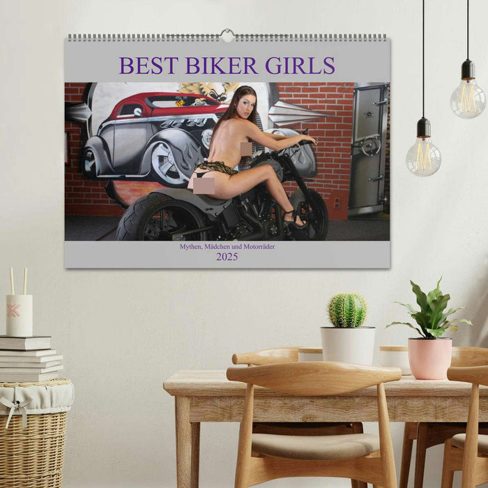 Best Biker Girls (CALVENDO Wandkalender 2025)