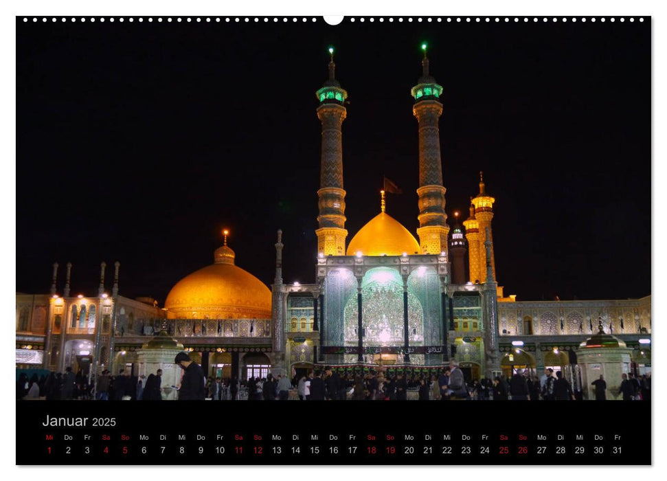 Iran - Impressionen einer Reise (CALVENDO Premium Wandkalender 2025)