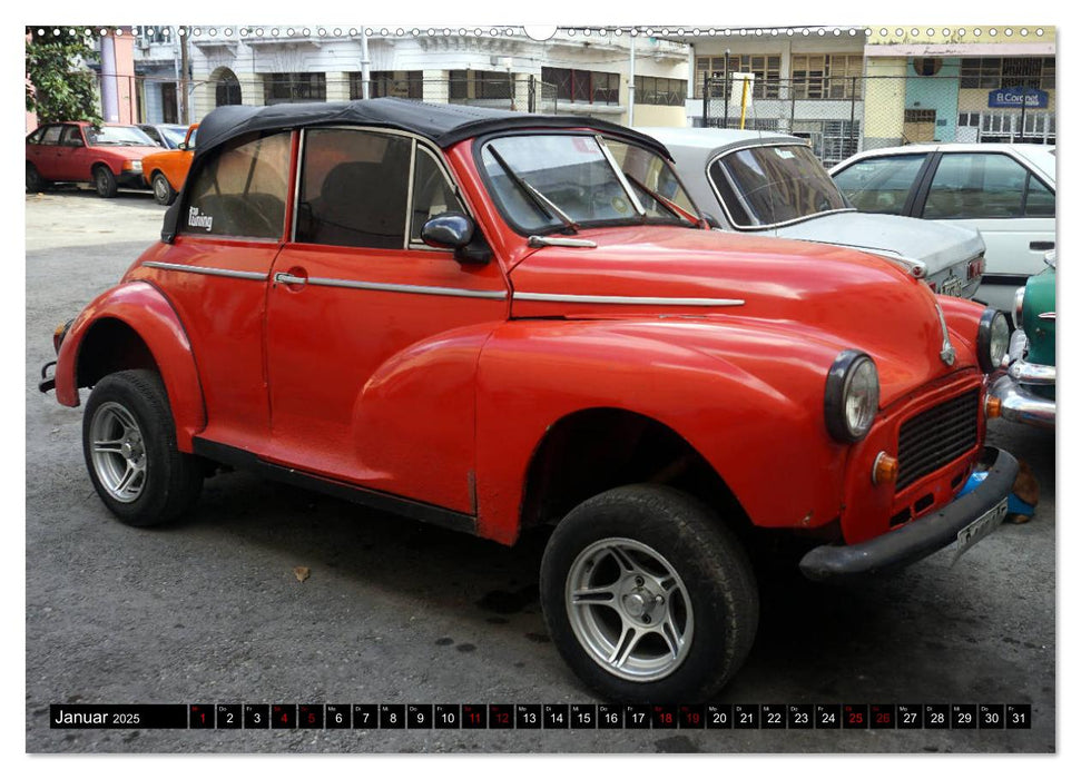 British Classics - Morris Minor (CALVENDO Wandkalender 2025)