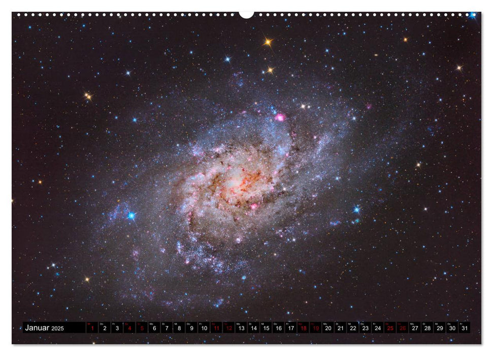 Galaxien des Nordhimmels (CALVENDO Premium Wandkalender 2025)