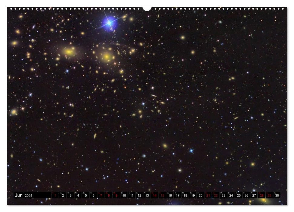 Galaxien des Nordhimmels (CALVENDO Premium Wandkalender 2025)