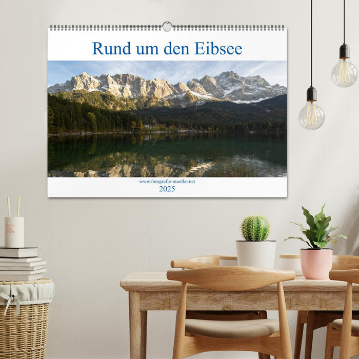 Rund um den Eibsee (CALVENDO Wandkalender 2025)