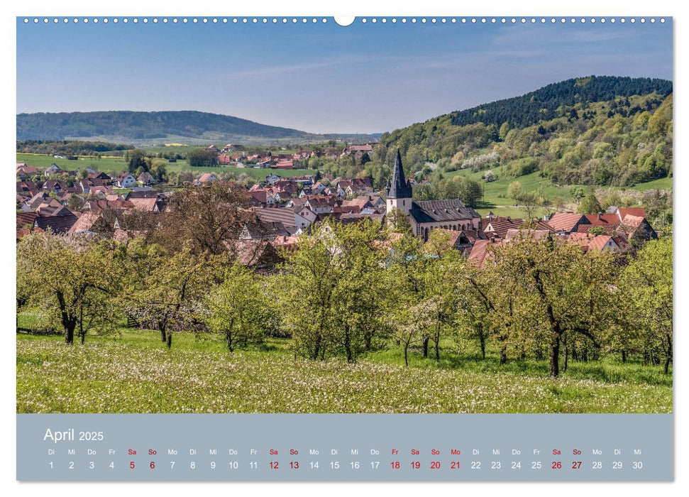 Schöne Aussichten in die Fränkische Schweiz (CALVENDO Premium Wandkalender 2025)