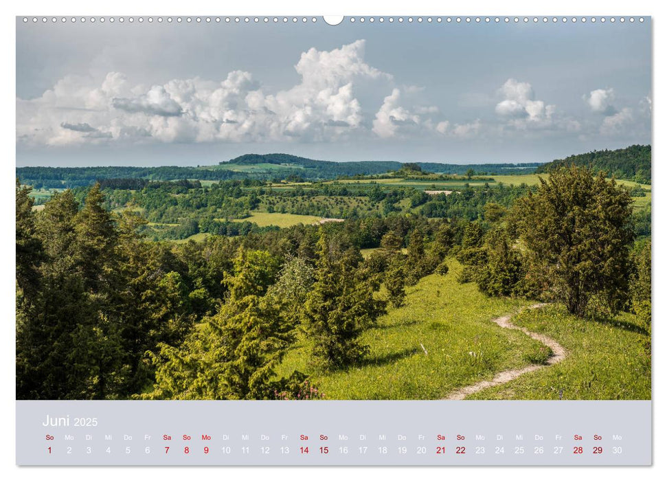 Schöne Aussichten in die Fränkische Schweiz (CALVENDO Premium Wandkalender 2025)