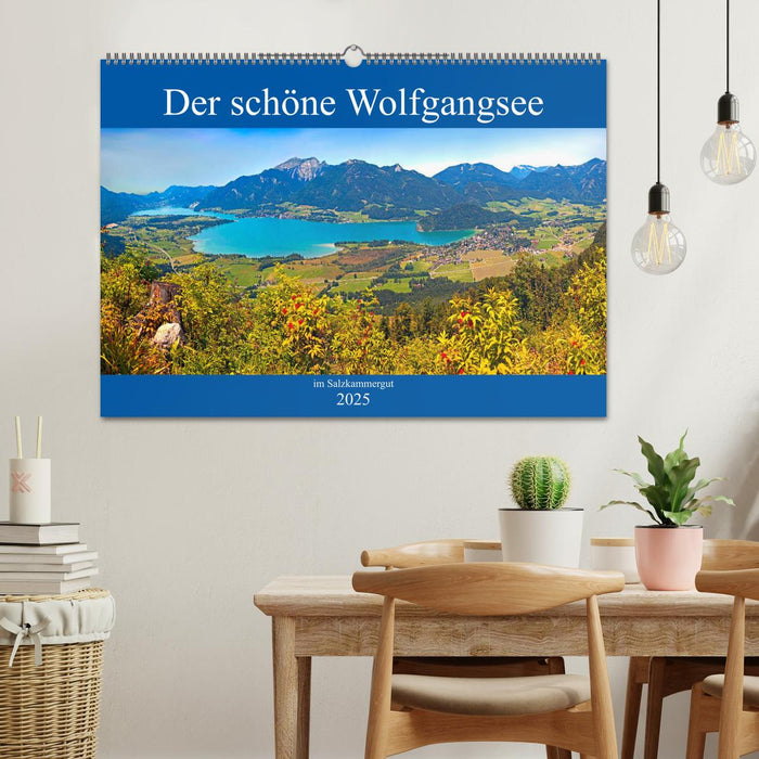 Der schöne Wolfgangsee im Salzkammergut (CALVENDO Wandkalender 2025)