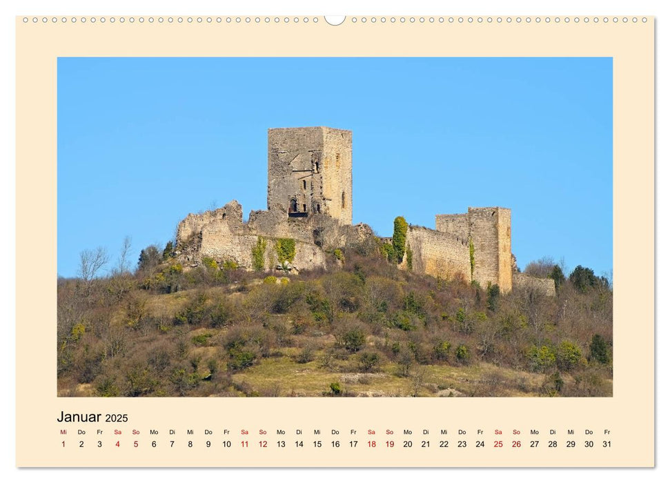 Corbieres - Bergland der Katharer (CALVENDO Premium Wandkalender 2025)