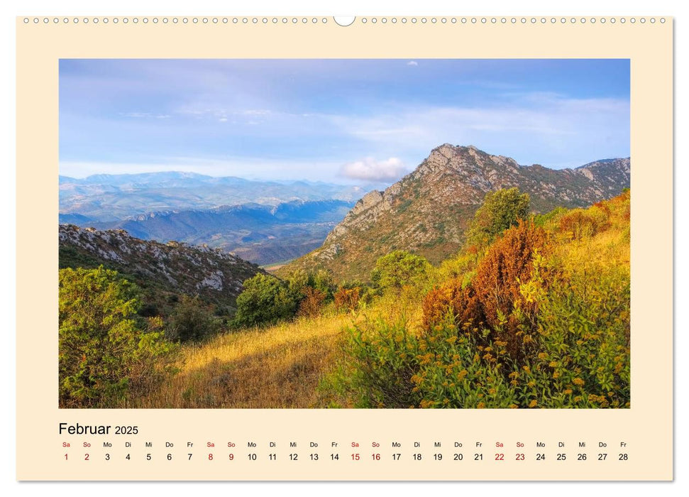 Corbieres - Bergland der Katharer (CALVENDO Premium Wandkalender 2025)