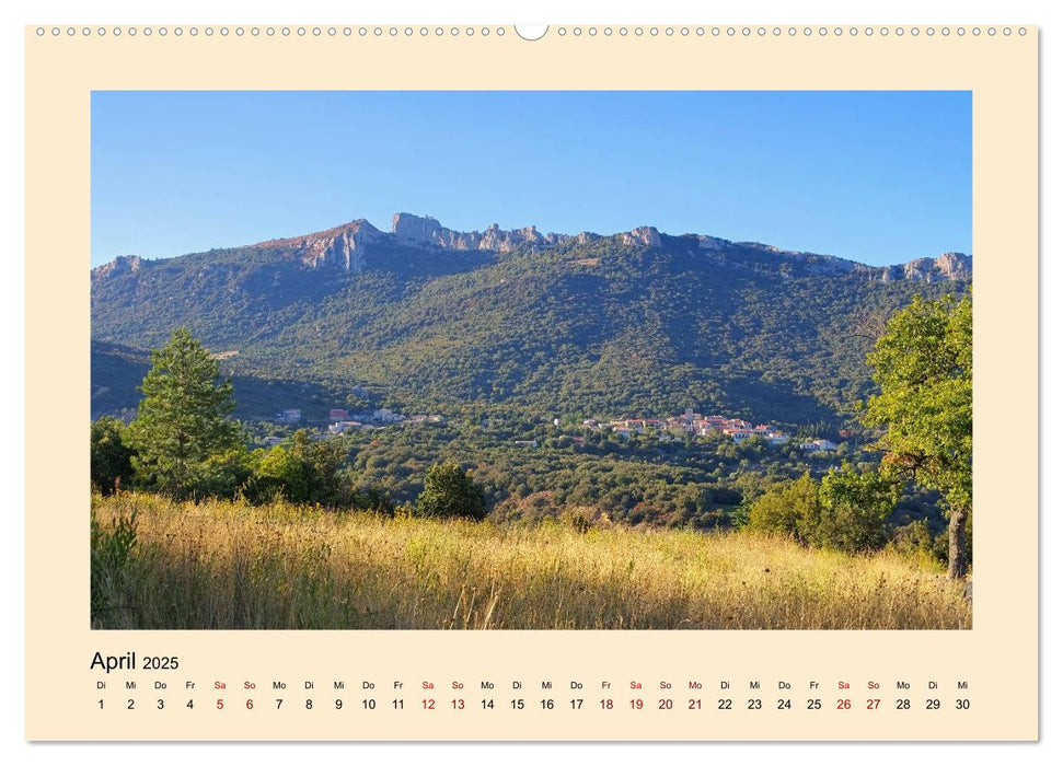 Corbieres - Bergland der Katharer (CALVENDO Premium Wandkalender 2025)