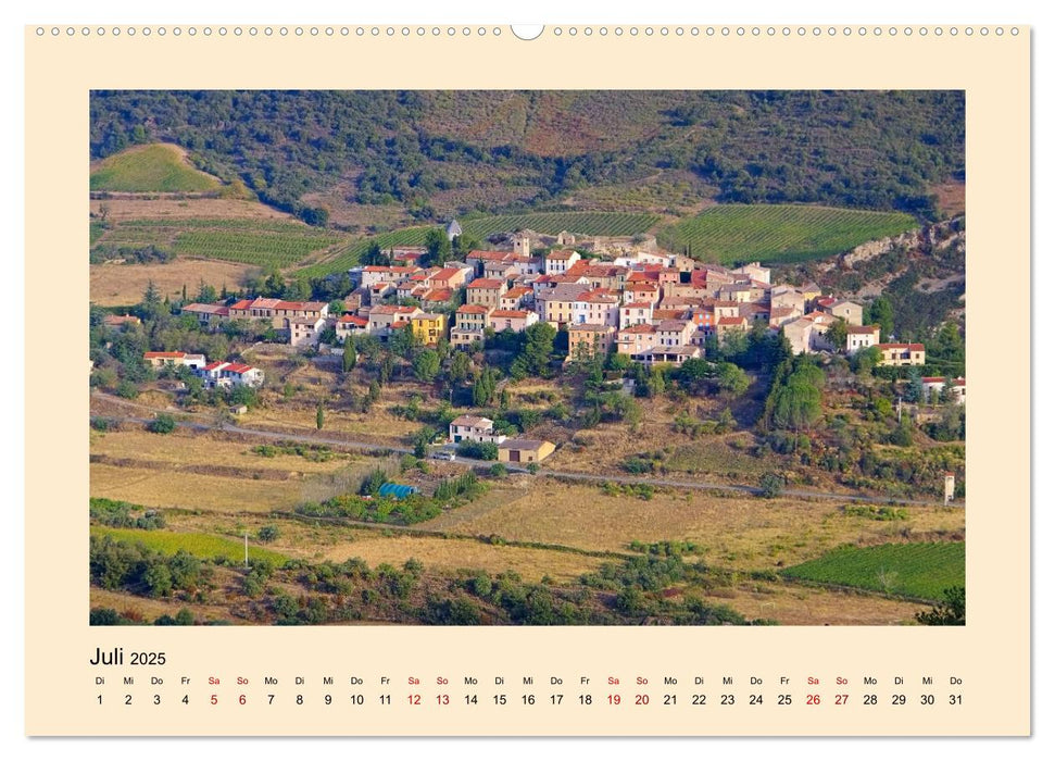 Corbieres - Bergland der Katharer (CALVENDO Premium Wandkalender 2025)