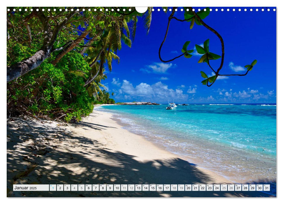 Seychellen - Paradies im Indischen Ozean (CALVENDO Wandkalender 2025)