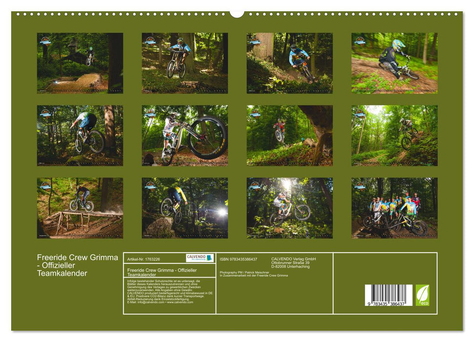 Freeride Crew Grimma - Offizieller Teamkalender (CALVENDO Premium Wandkalender 2025)