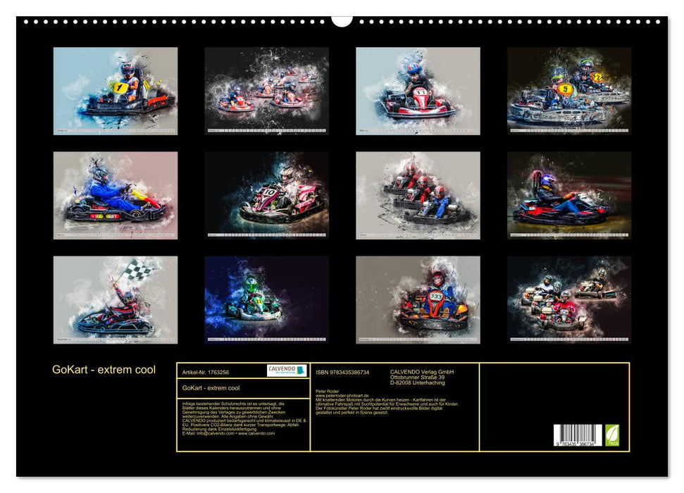 GoKart - extrem cool (CALVENDO Wandkalender 2025)