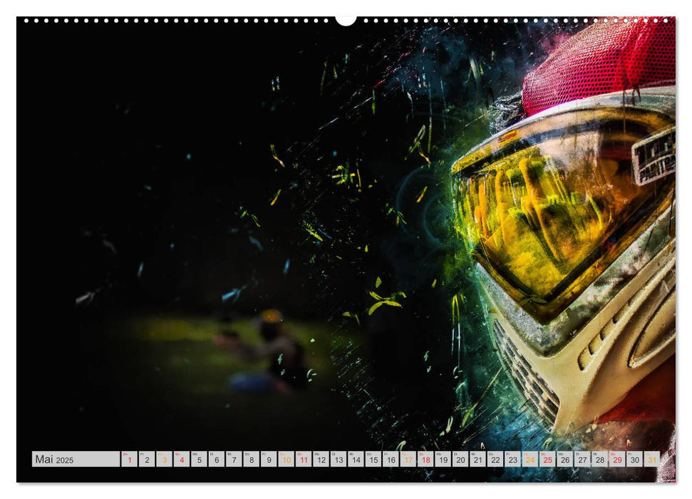 Paintball - extrem cool (CALVENDO Wandkalender 2025)