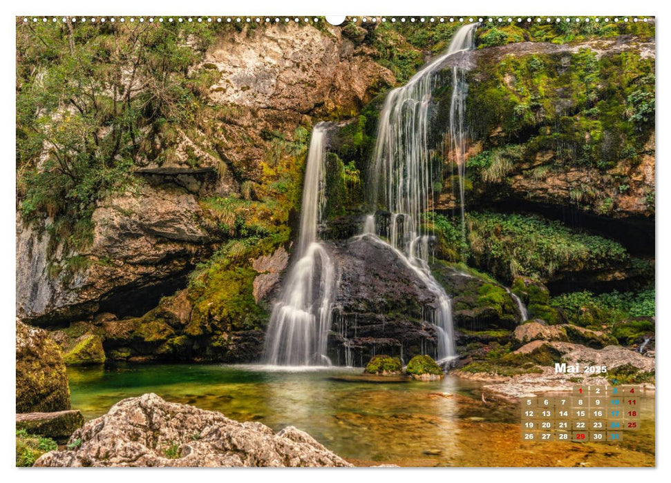 Bovec. Berge - Wälder - Bäche (CALVENDO Premium Wandkalender 2025)