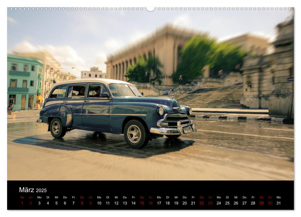 Cuba mobil - Kuba Autos (CALVENDO Wandkalender 2025)