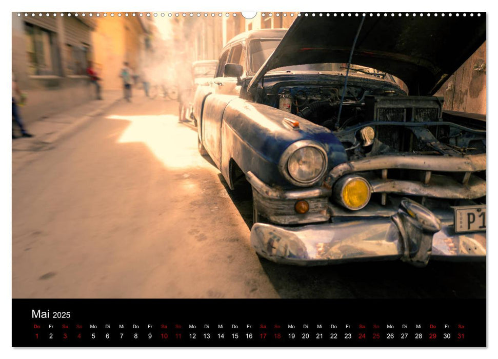 Cuba mobil - Kuba Autos (CALVENDO Wandkalender 2025)