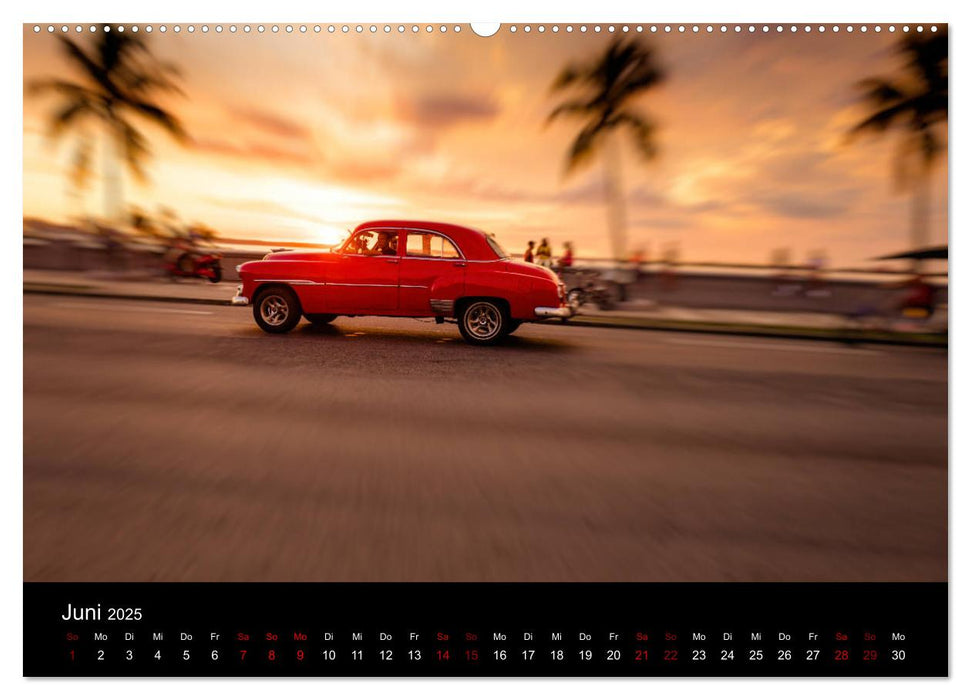 Cuba mobil - Kuba Autos (CALVENDO Wandkalender 2025)