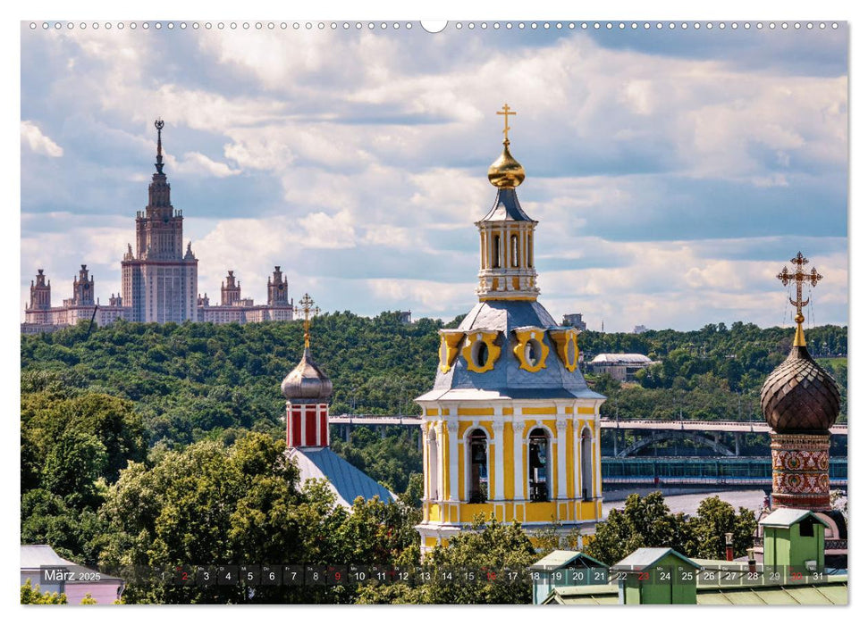 Moskauer Perspektiven (CALVENDO Wandkalender 2025)