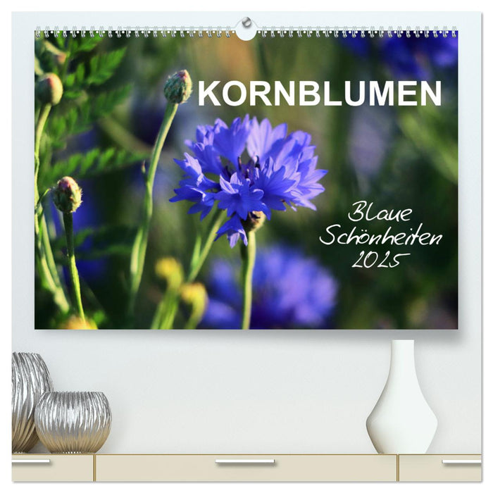 Kornblumen - Blaue Schönheiten (CALVENDO Premium Wandkalender 2025)