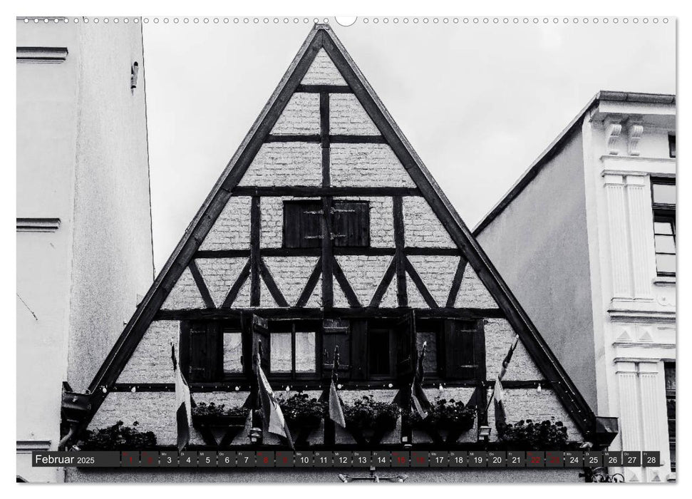 Ein Blick auf die Hansestadt Wismar (CALVENDO Premium Wandkalender 2025)