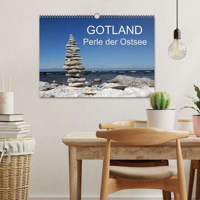 Gotland - Perle der Ostsee (CALVENDO Wandkalender 2025)