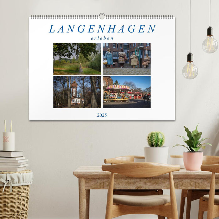 Langenhagen erleben (CALVENDO Wandkalender 2025)