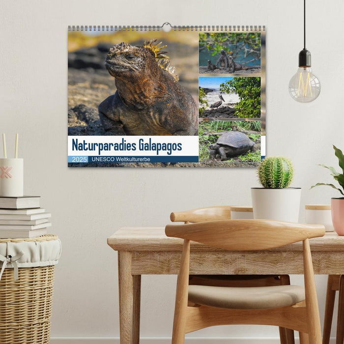 Naturparadies Galapagos - UNESCO Weltkulturerbe (CALVENDO Wandkalender 2025)