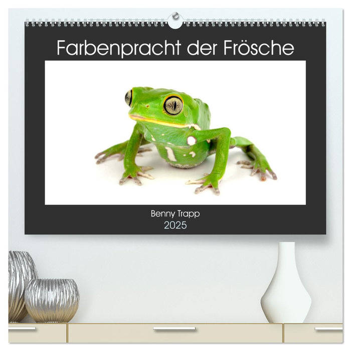 Farbenpracht der Frösche (CALVENDO Premium Wandkalender 2025)