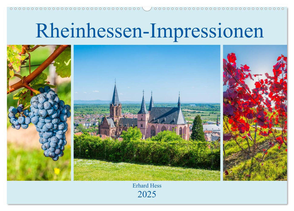 Rheinhessen-Impressionen (CALVENDO Wandkalender 2025)