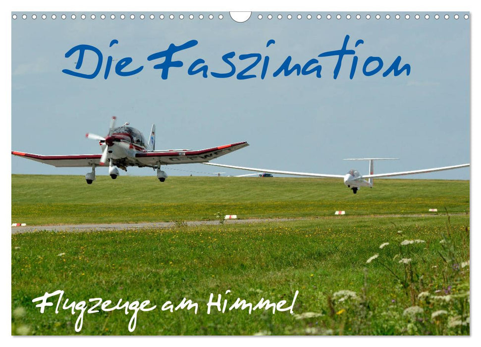 Die Faszination. Flugzeuge am Himmel (CALVENDO Wandkalender 2025)