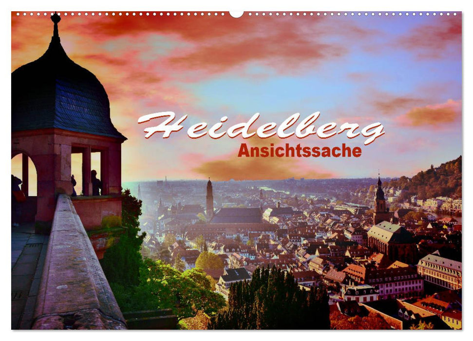 Heidelberg - Ansichtssache (CALVENDO Wandkalender 2025)