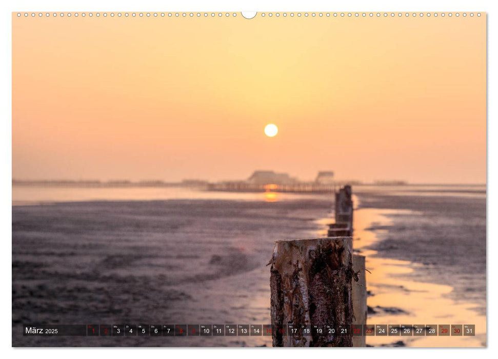 Einmaliges Westerhever (CALVENDO Wandkalender 2025)