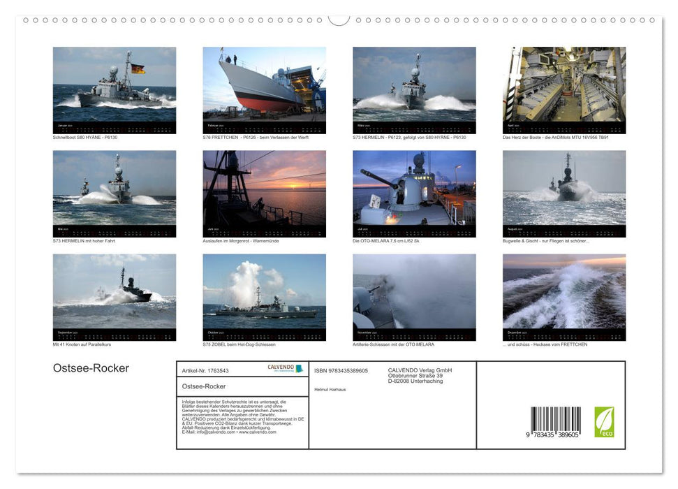 Ostsee-Rocker (CALVENDO Premium Wandkalender 2025)