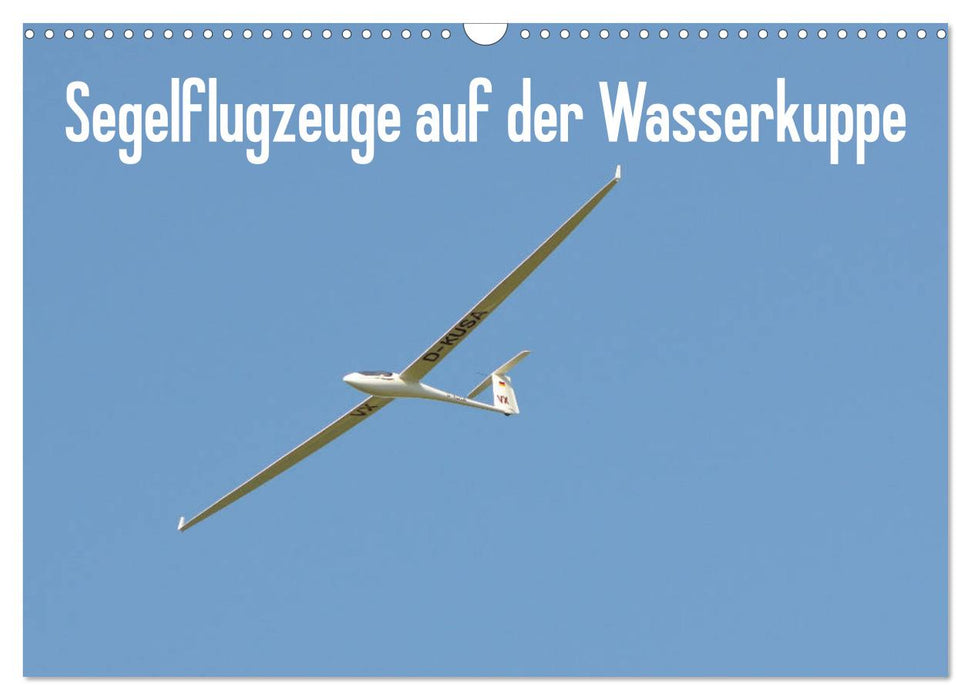 Flugzeuge auf der Wasserkuppe 2025 (CALVENDO Wandkalender 2025)