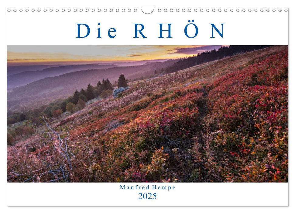 Die Rhön (CALVENDO Wandkalender 2025)