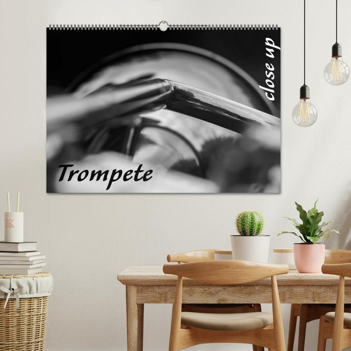 Trompete - Close up (CALVENDO Wandkalender 2025)