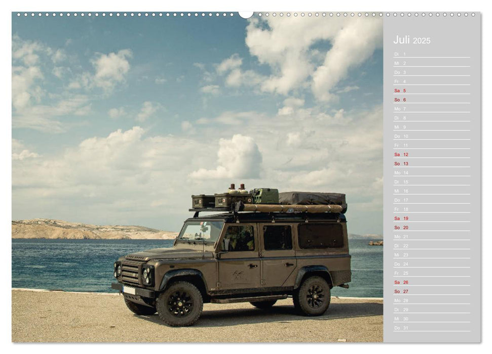 Mit dem 4x4 durch Europa (CALVENDO Premium Wandkalender 2025)