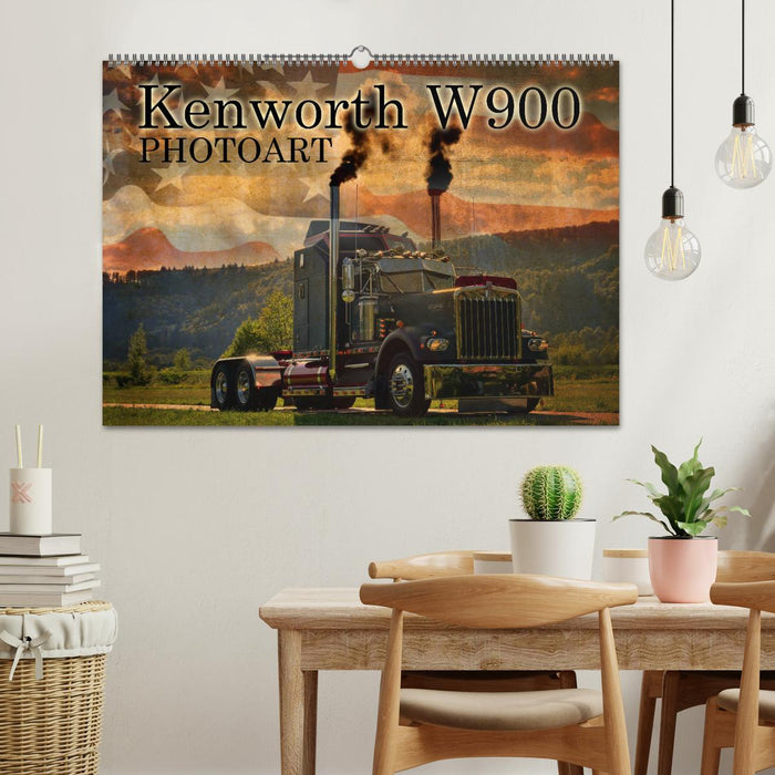 Kenworth W900 PHOTOART (CALVENDO Wandkalender 2025)