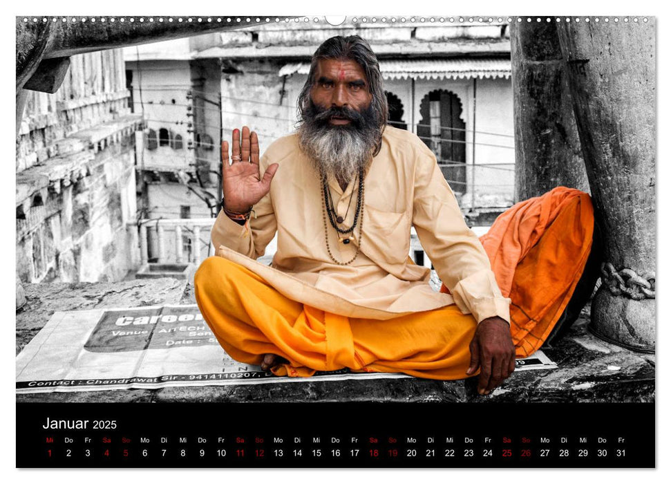 Indien Colorkey (CALVENDO Premium Wandkalender 2025)