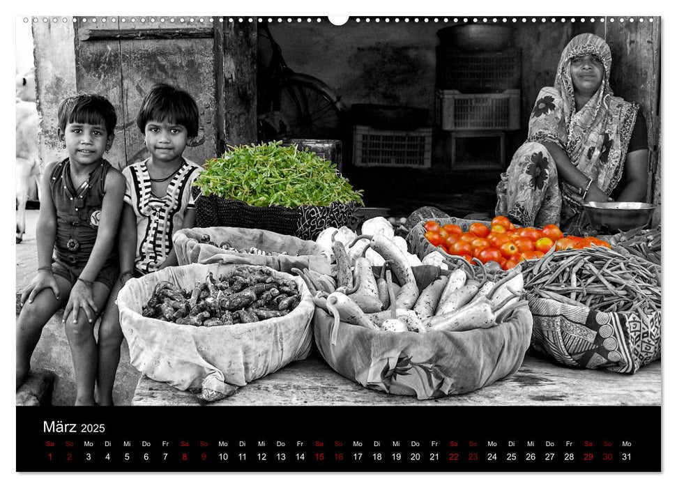 Indien Colorkey (CALVENDO Premium Wandkalender 2025)