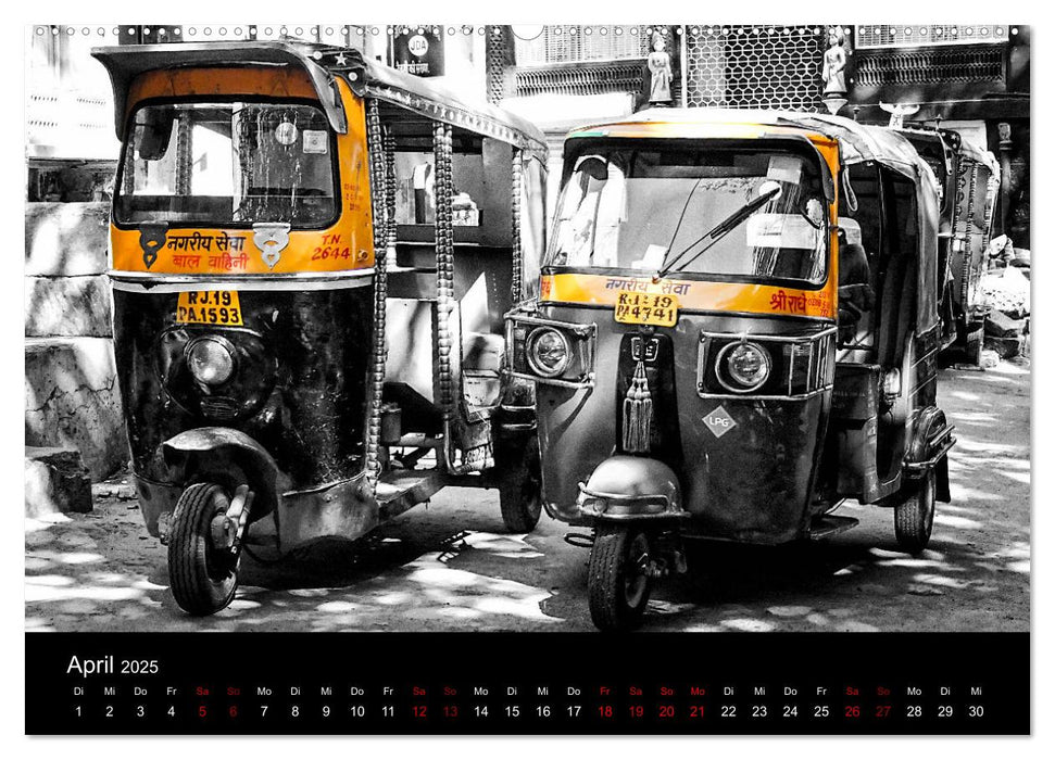 Indien Colorkey (CALVENDO Premium Wandkalender 2025)