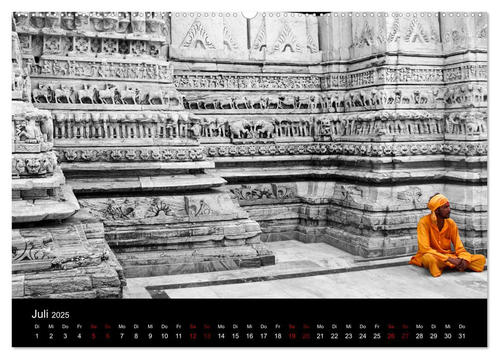 Indien Colorkey (CALVENDO Premium Wandkalender 2025)