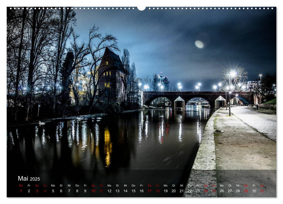 Frankfurt city view (CALVENDO Premium Wandkalender 2025)