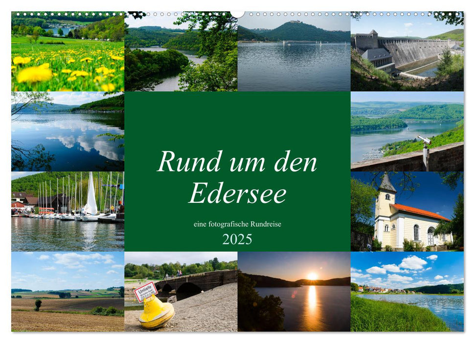 Rund um den Edersee (CALVENDO Wandkalender 2025)