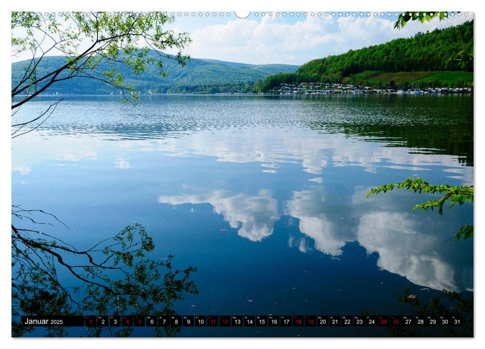 Rund um den Edersee (CALVENDO Wandkalender 2025)