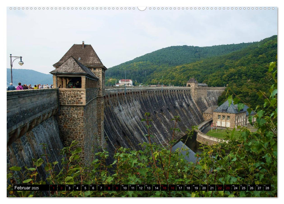 Rund um den Edersee (CALVENDO Wandkalender 2025)